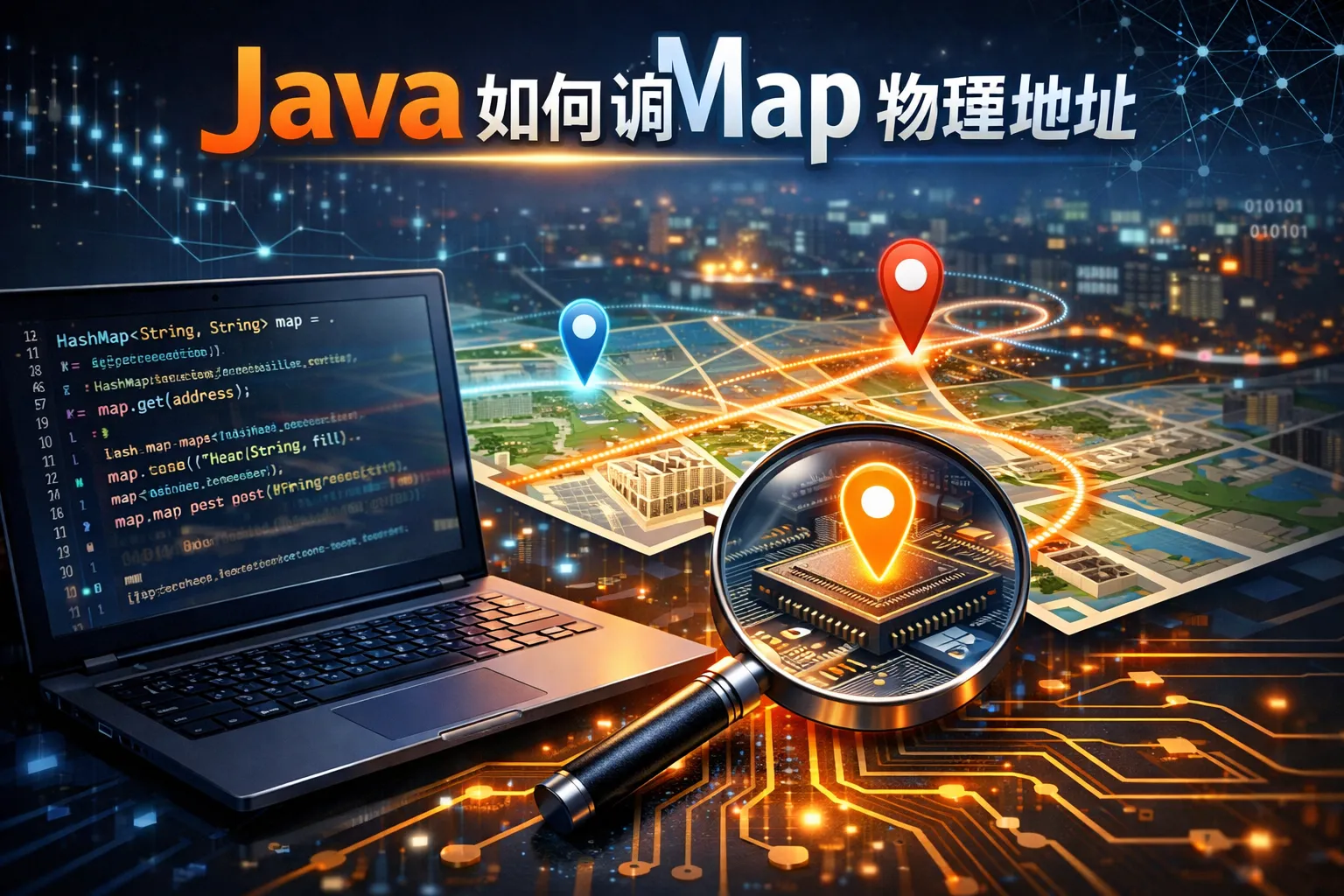 java如何调map物理地址