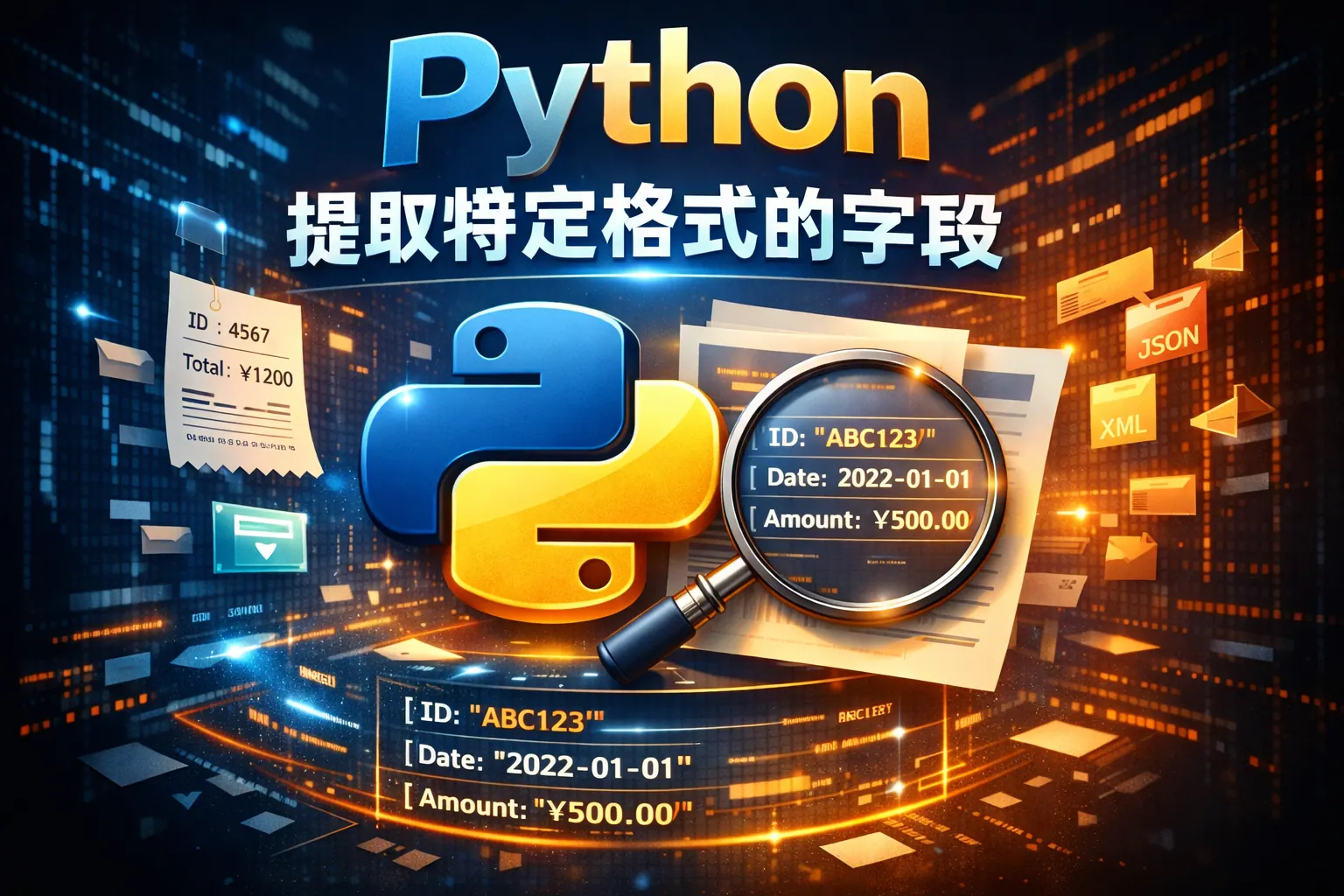 python 提取特定格式 的字段