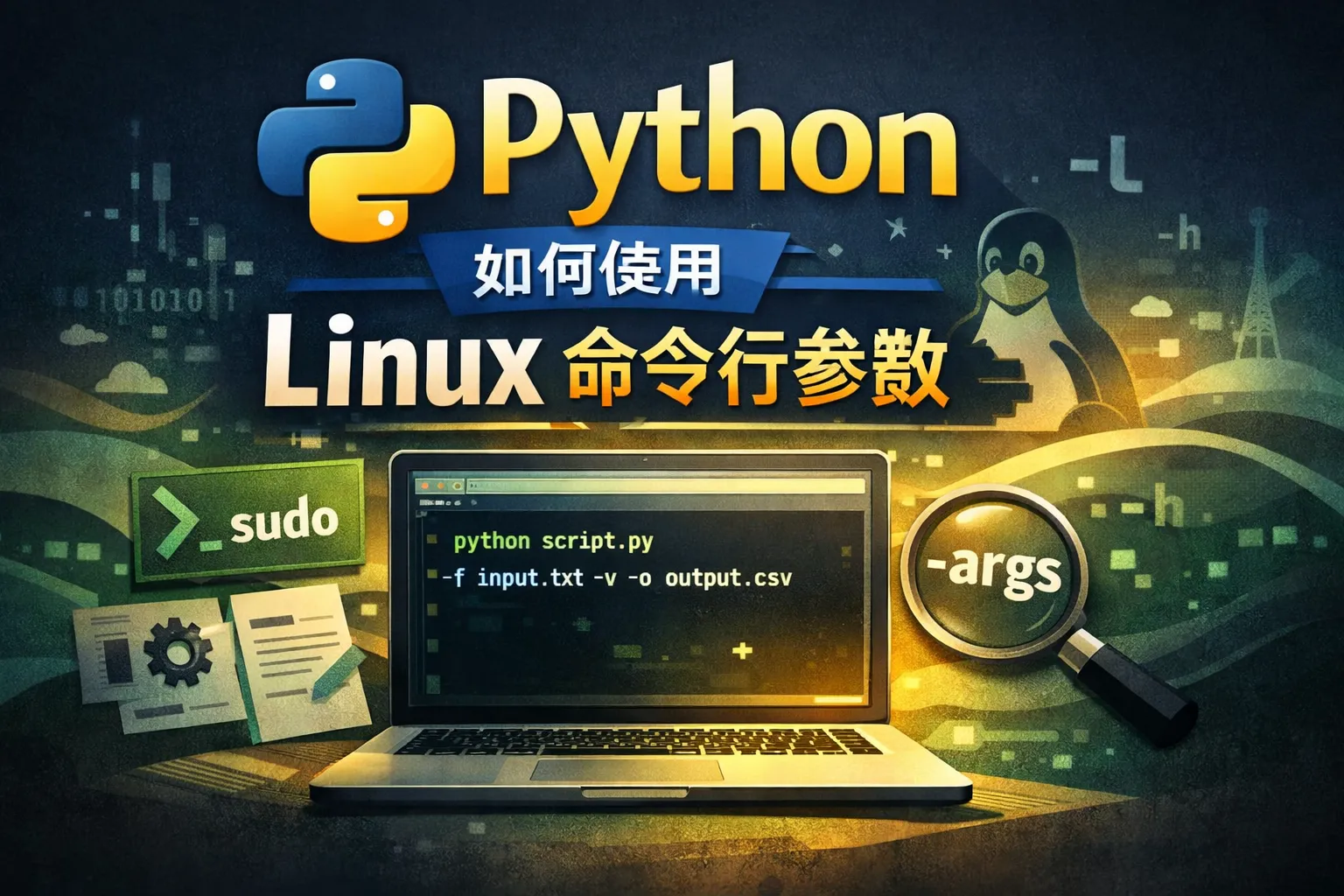 python如何使用linux命令行参数