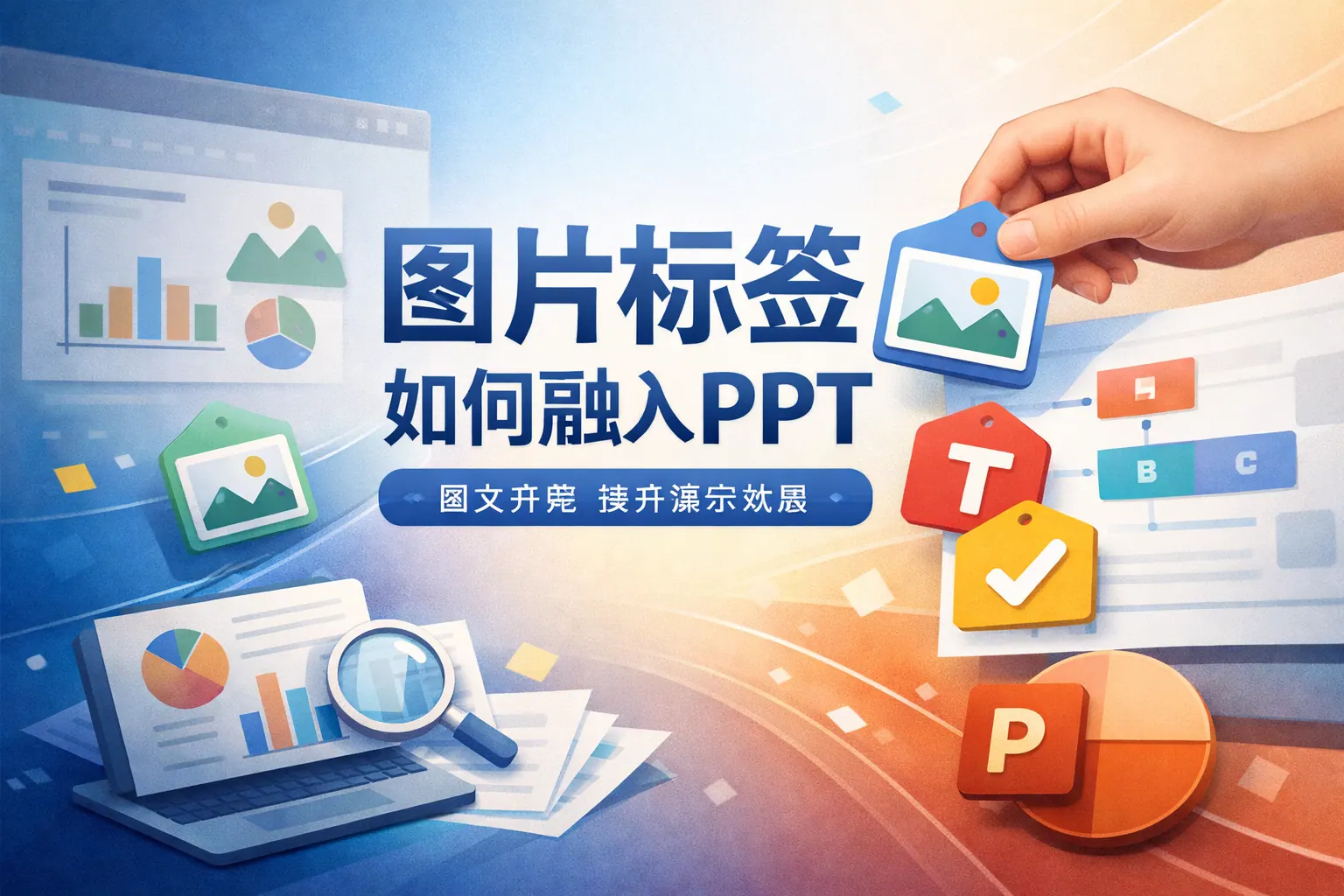 图片标签如何融入ppt