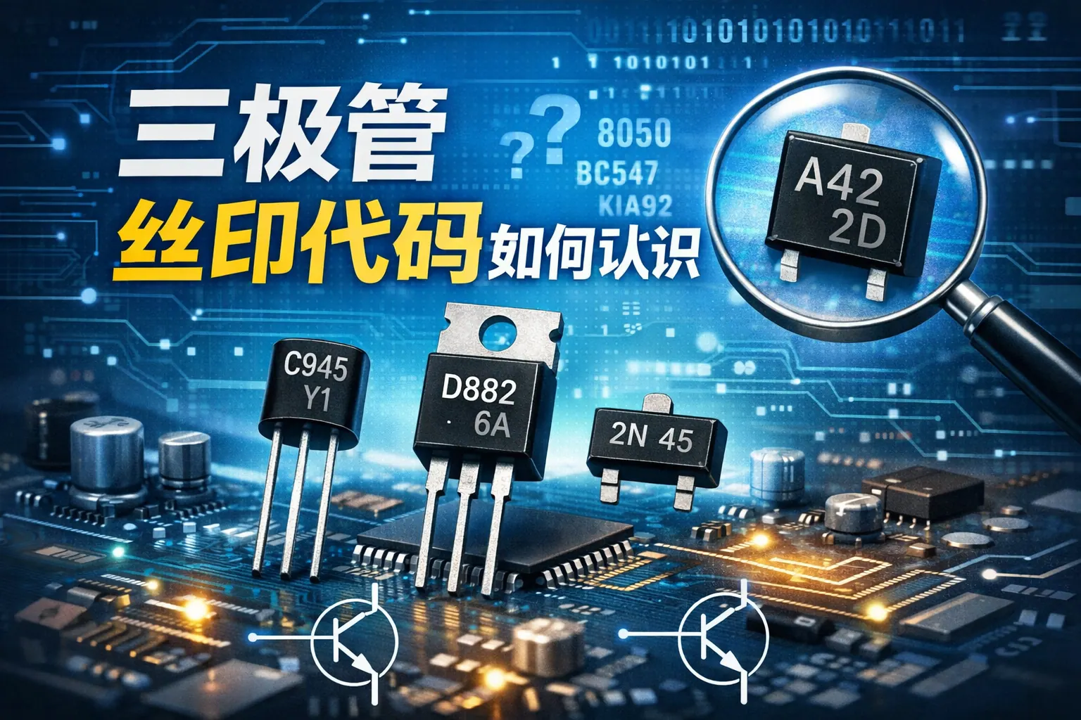 三极管丝印代码如何认识