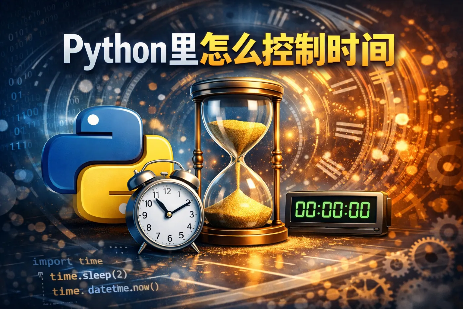 python里怎么控制时间