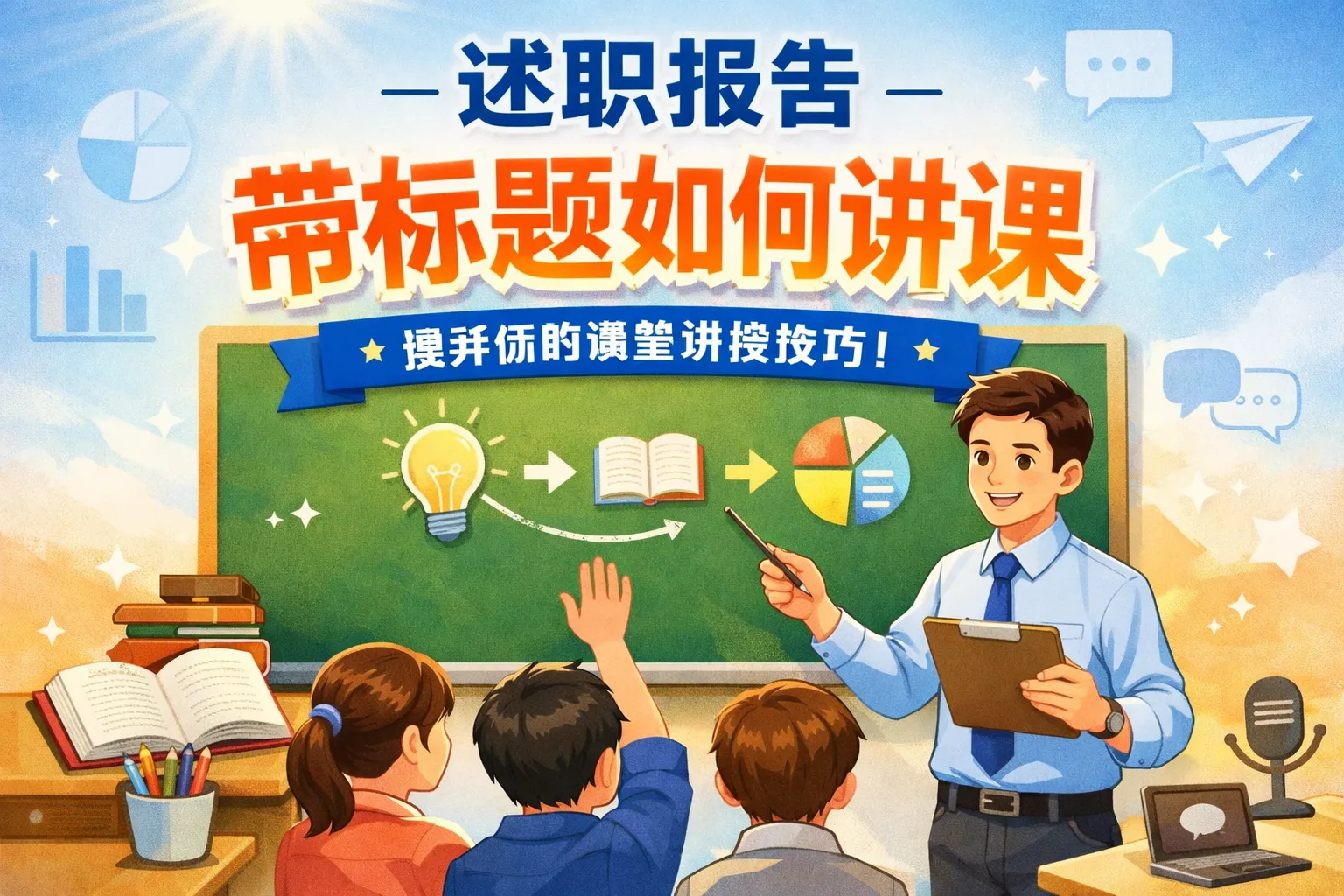 述职报告带标题如何讲课