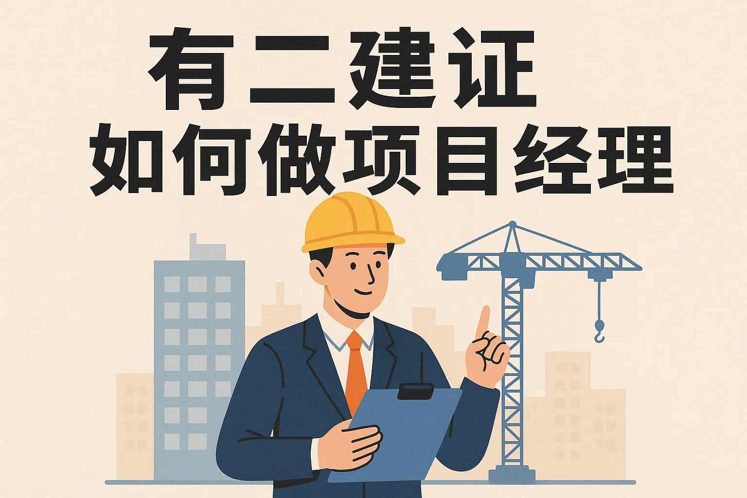 有二建证如何做项目经理