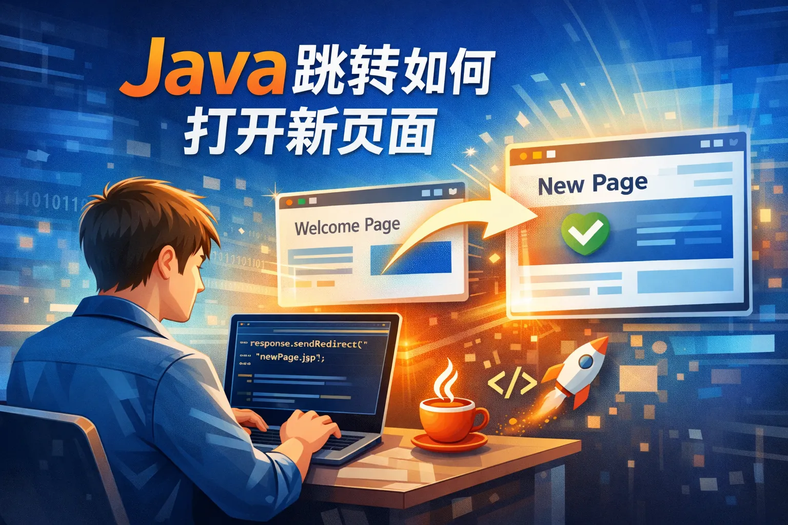 java跳转如何打开新页面