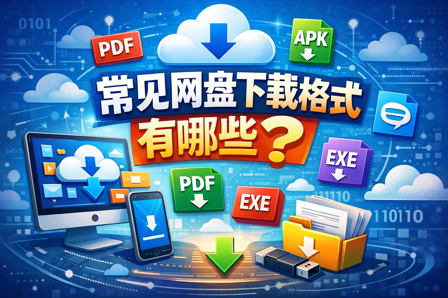 常见网盘下载格式有哪些