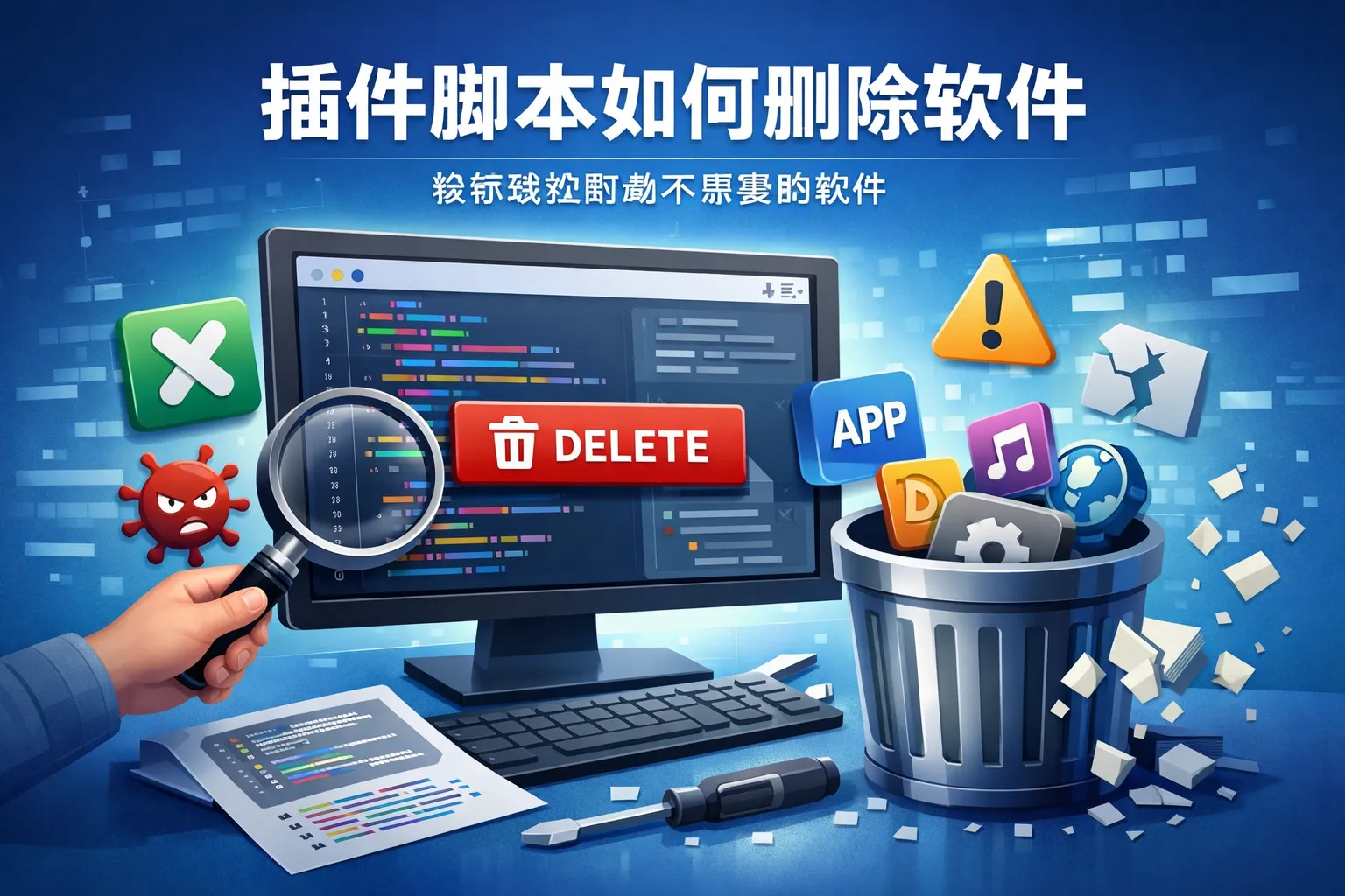 插件脚本如何删除软件