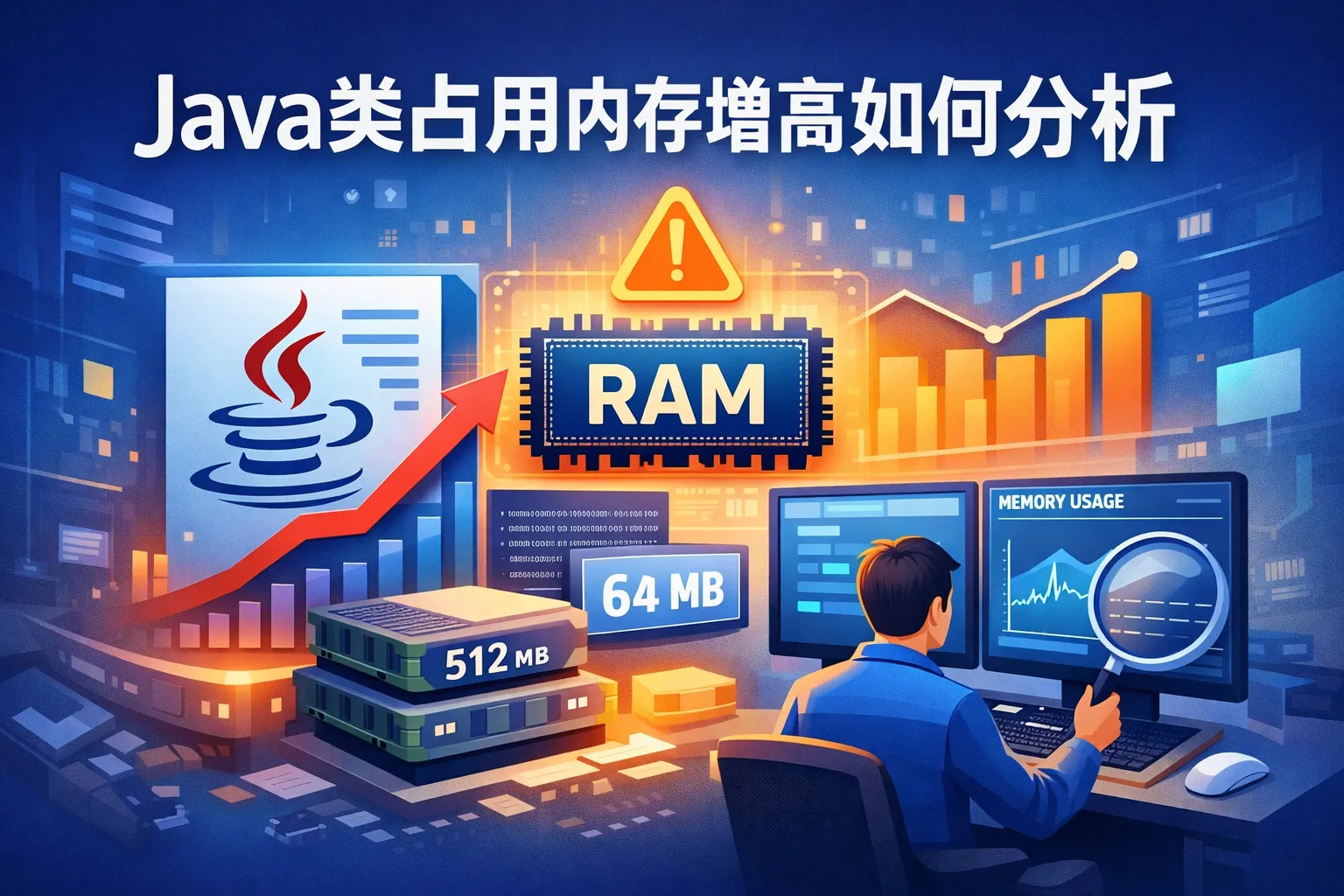 java类占用内存增高如何分析