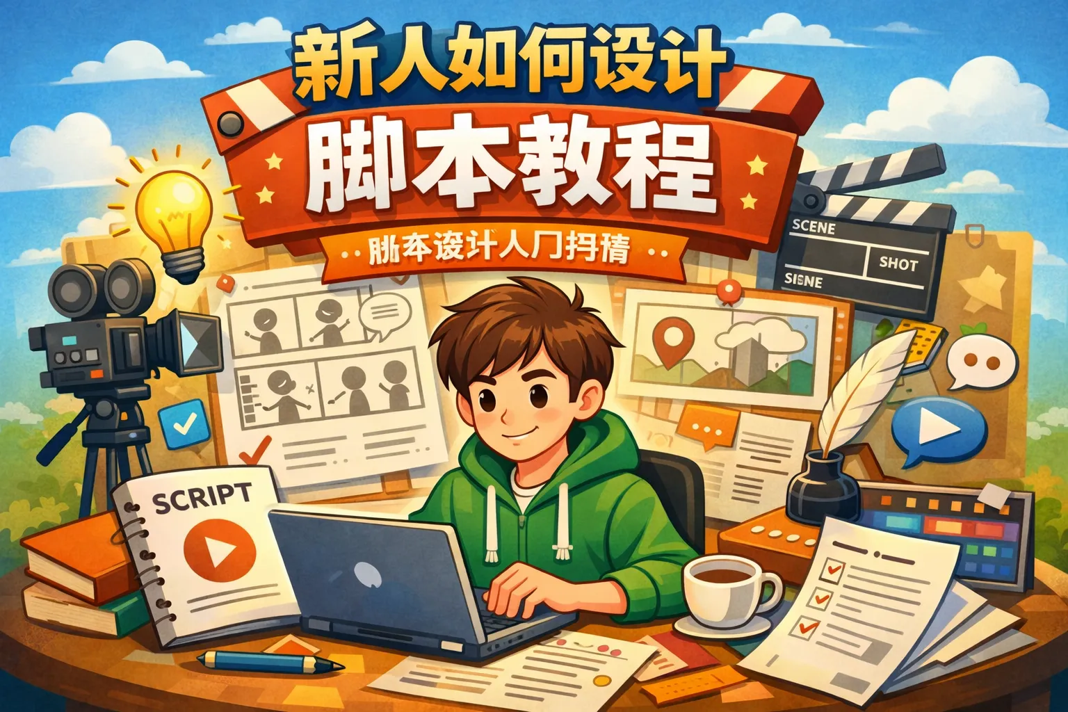 新人如何设计脚本教程