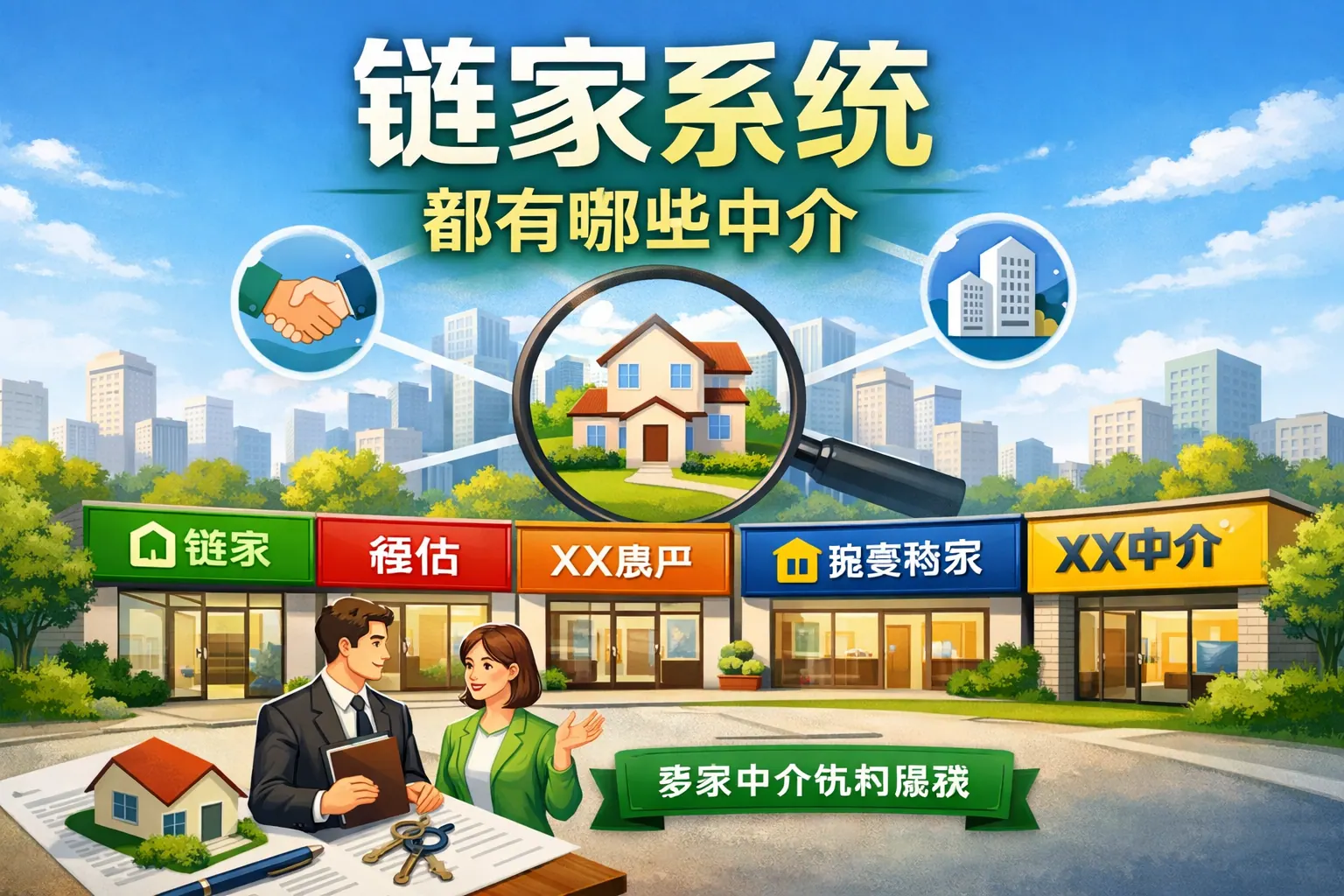 链家系统都有哪些中介