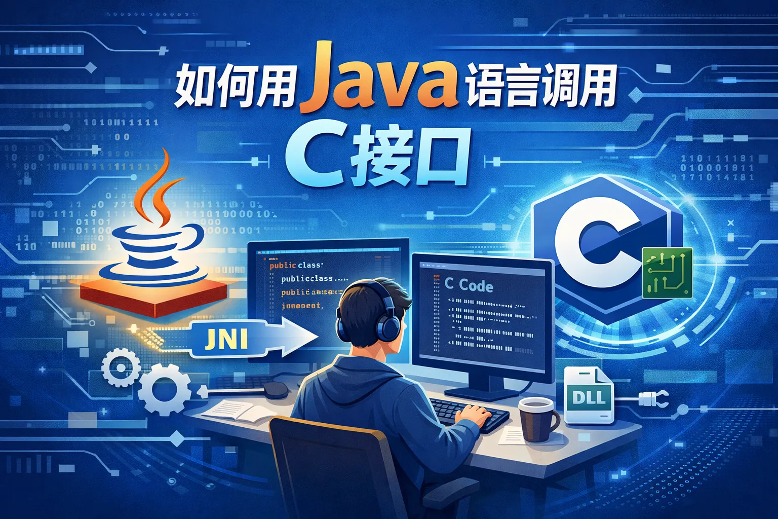 如何用java语言调用c接口