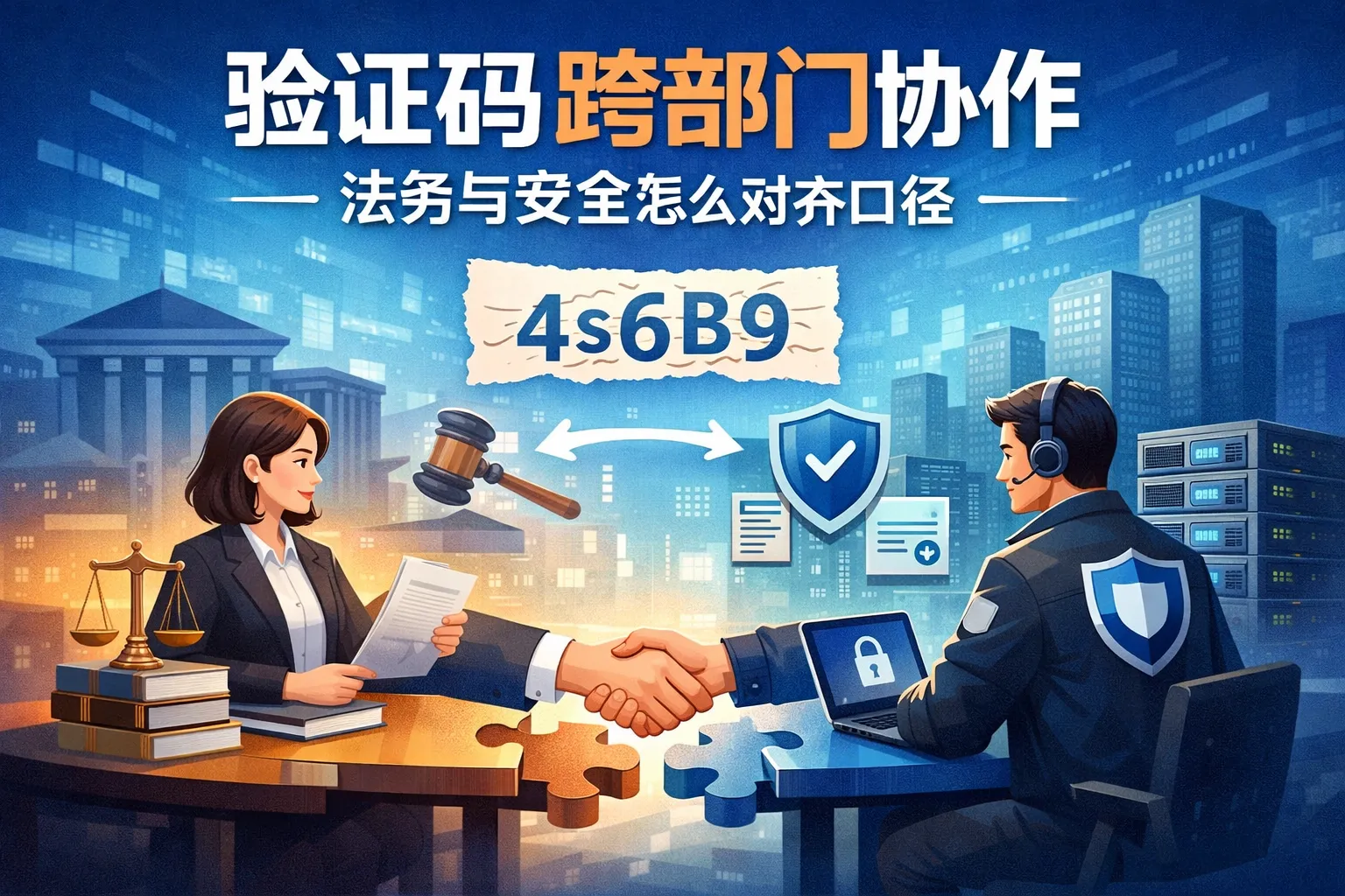 验证码跨部门协作:法务与安全怎么对齐口径