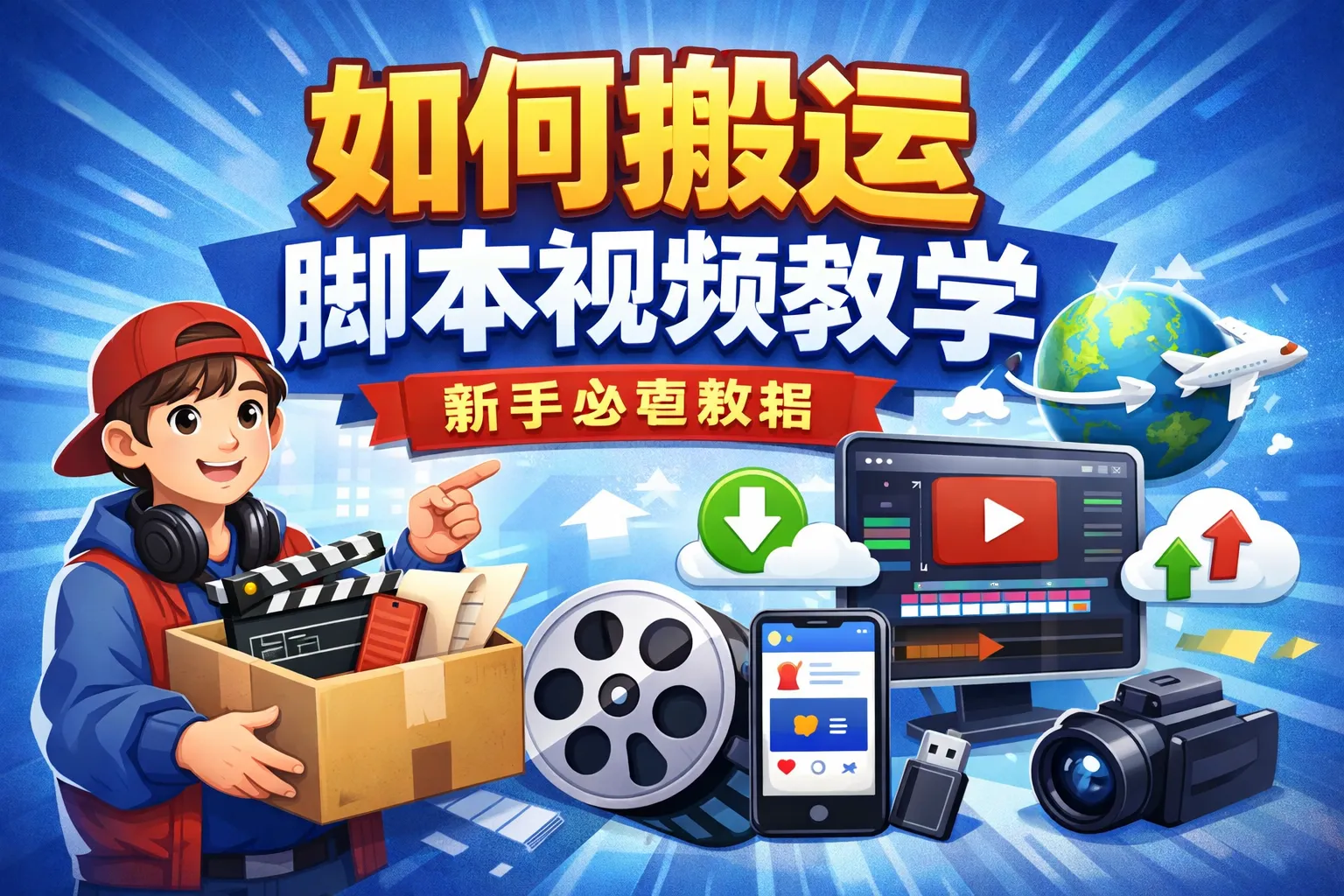 如何搬运脚本视频教学