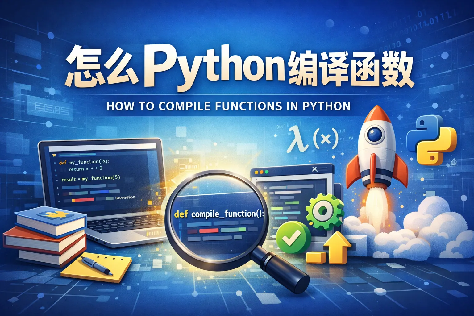 怎么用python编译函数