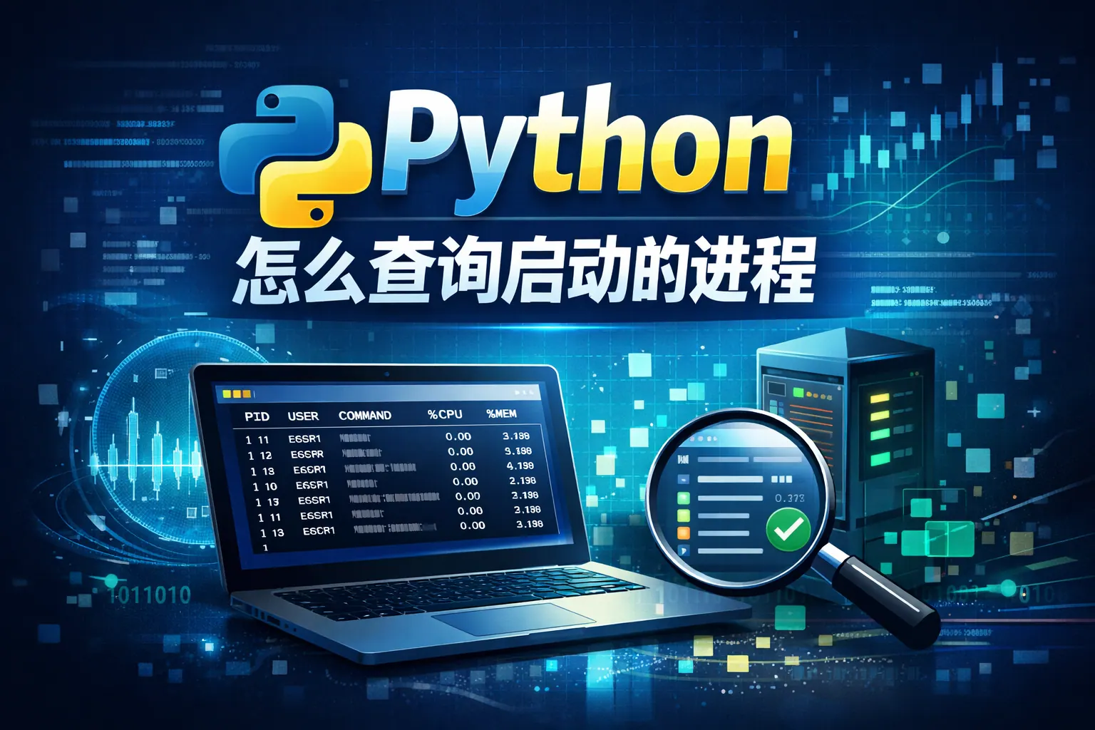 python怎么查询启动的进程