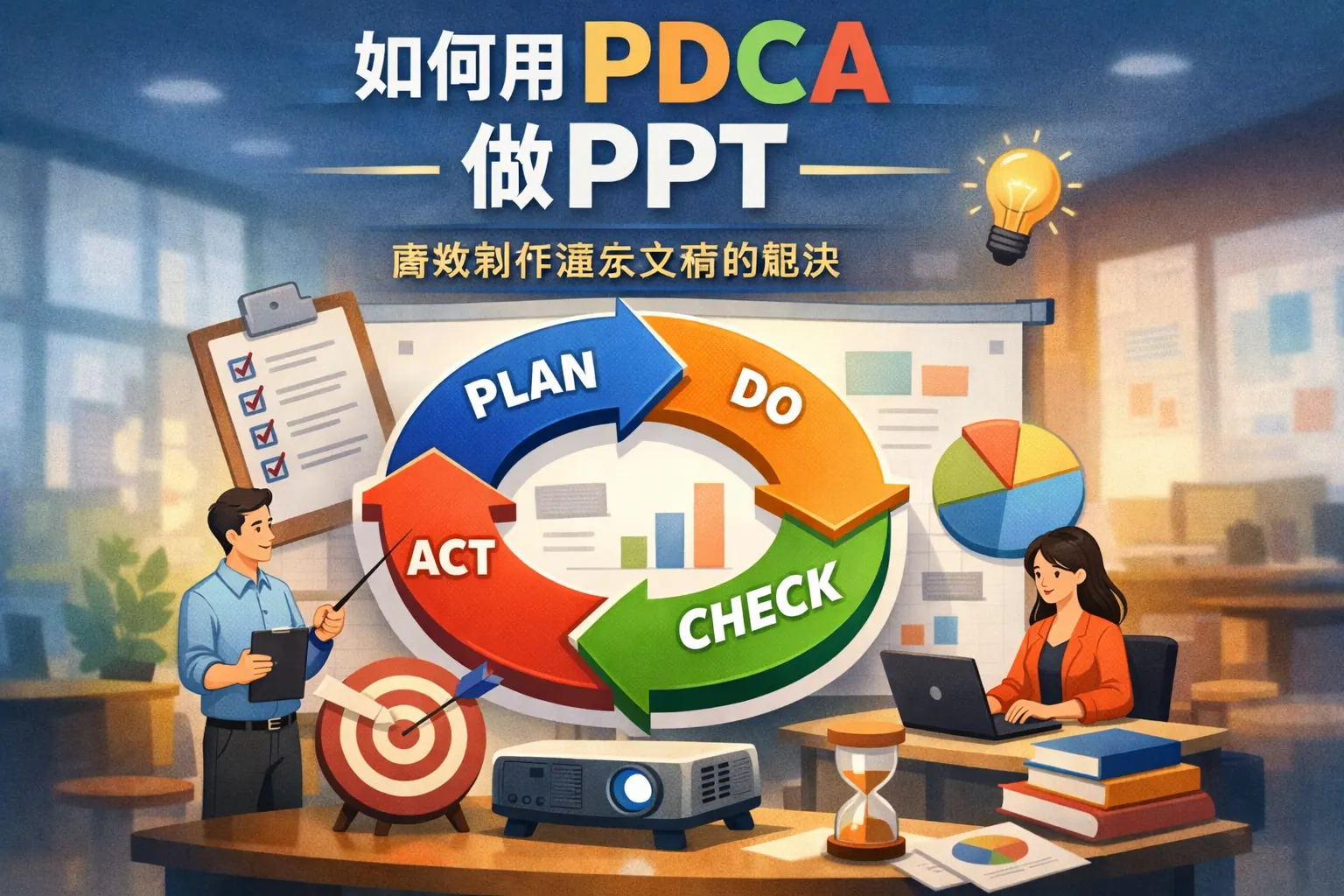 如何用PDCA做PPT