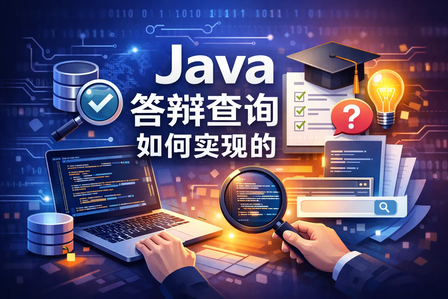 java答辩查询如何实现的