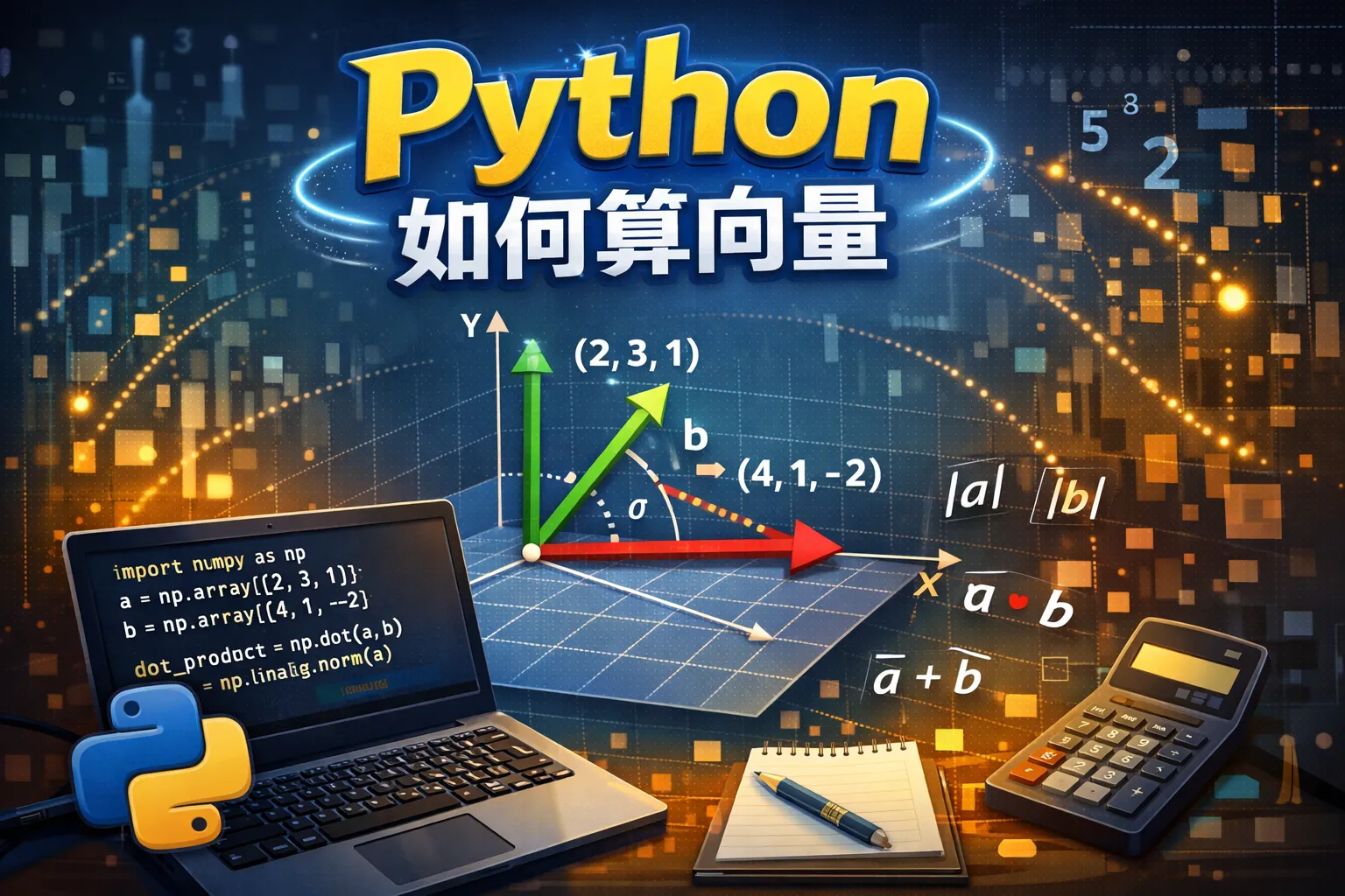 python如何算向量