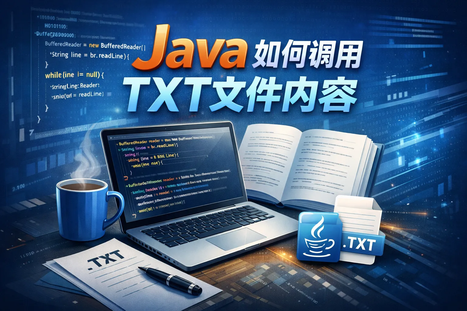 java如何调用txt文件内容