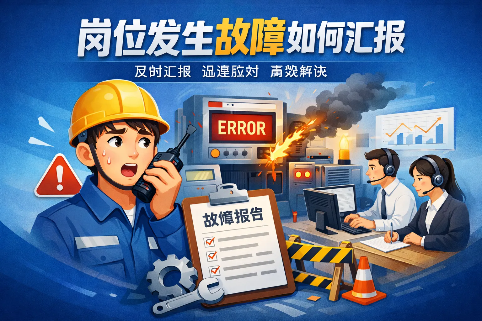 岗位发生故障如何汇报