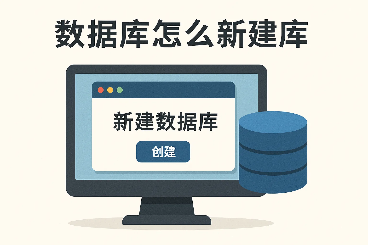 数据库怎么新建库