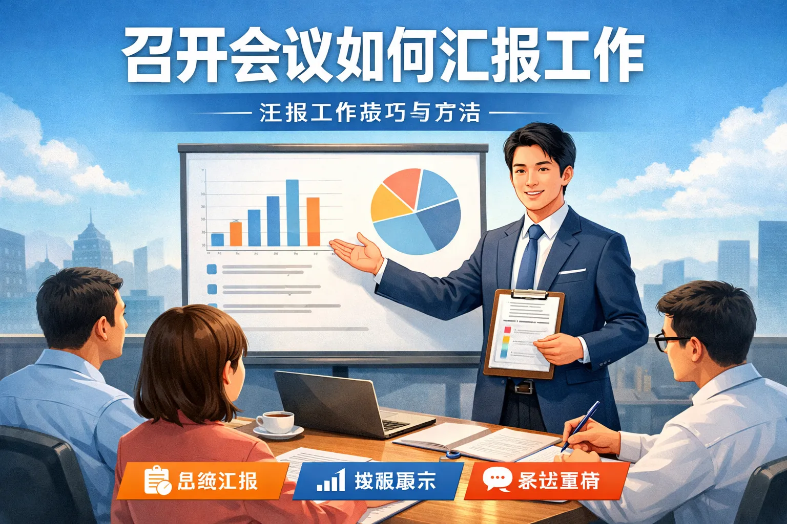 召开会议如何汇报工作