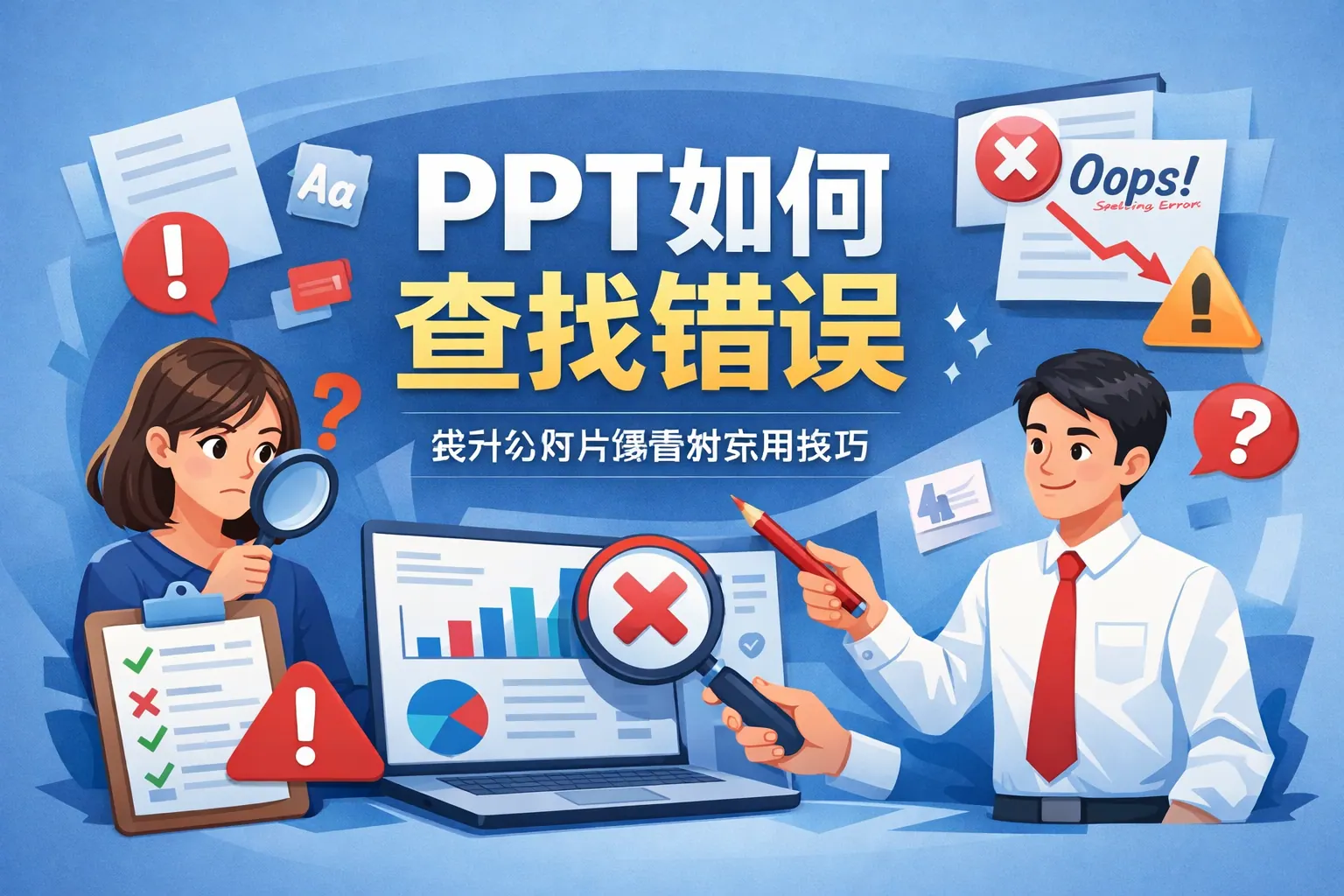 ppt如何查找错误