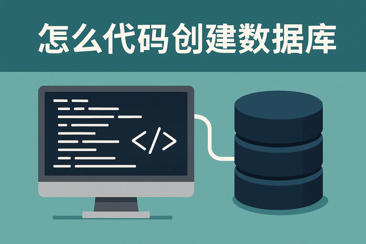怎么代码创建数据库