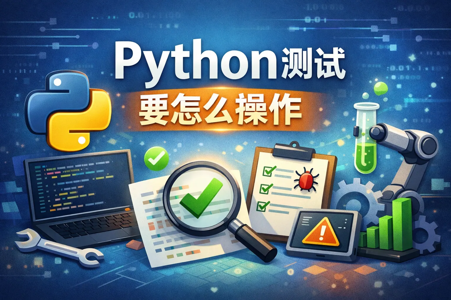 python测试要怎么操作