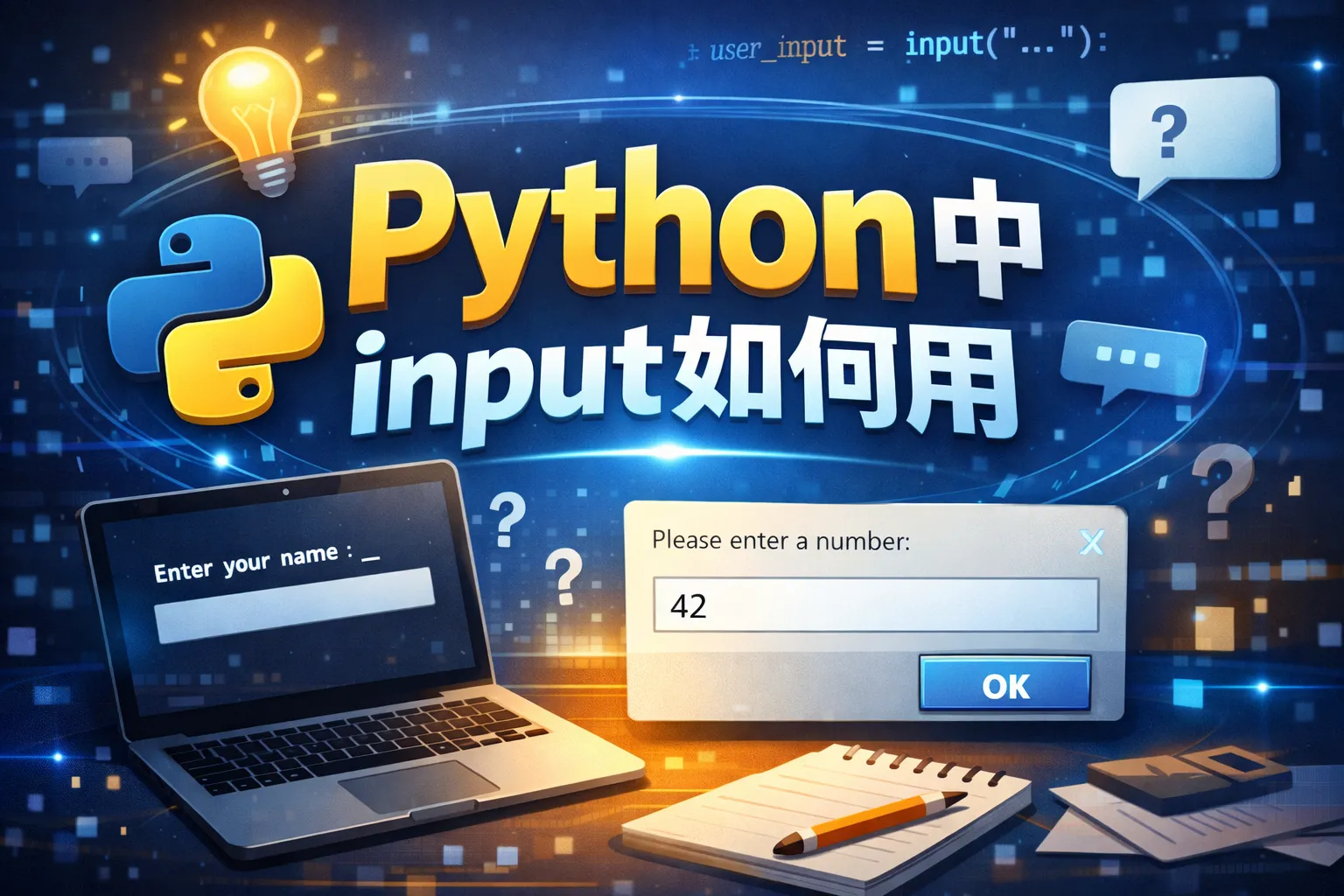 python中input如何用