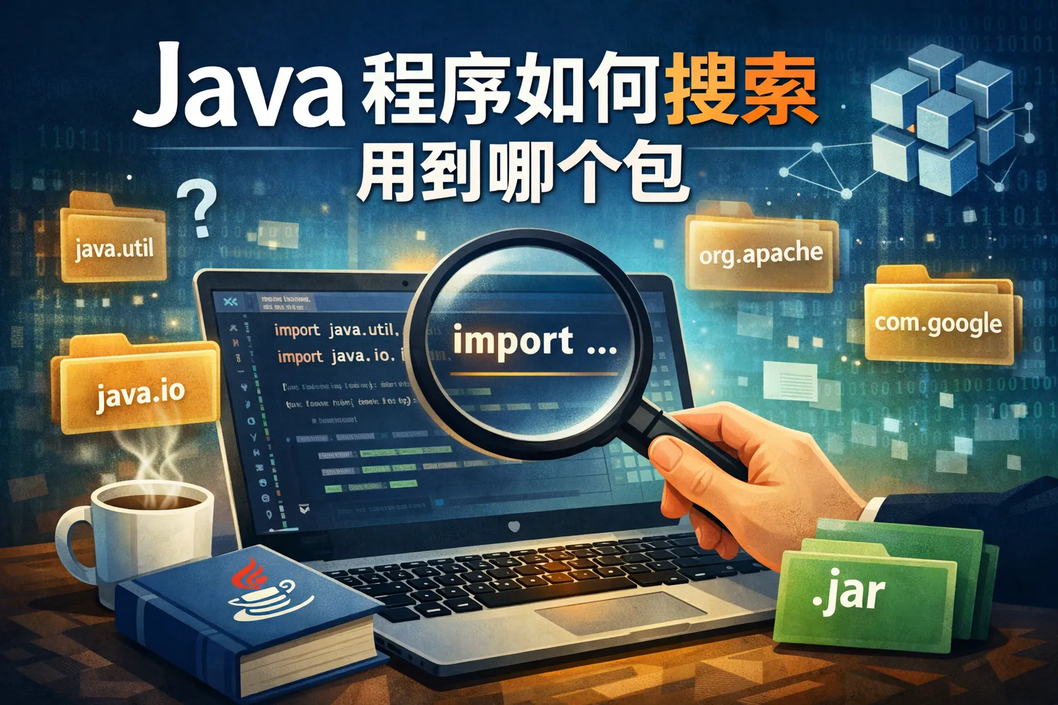 java程序如何搜索用到哪个包