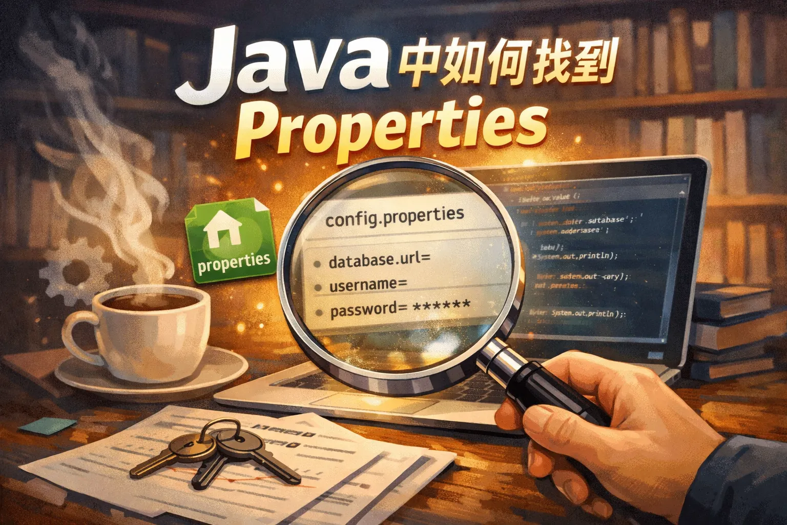 Java中如何找到properties