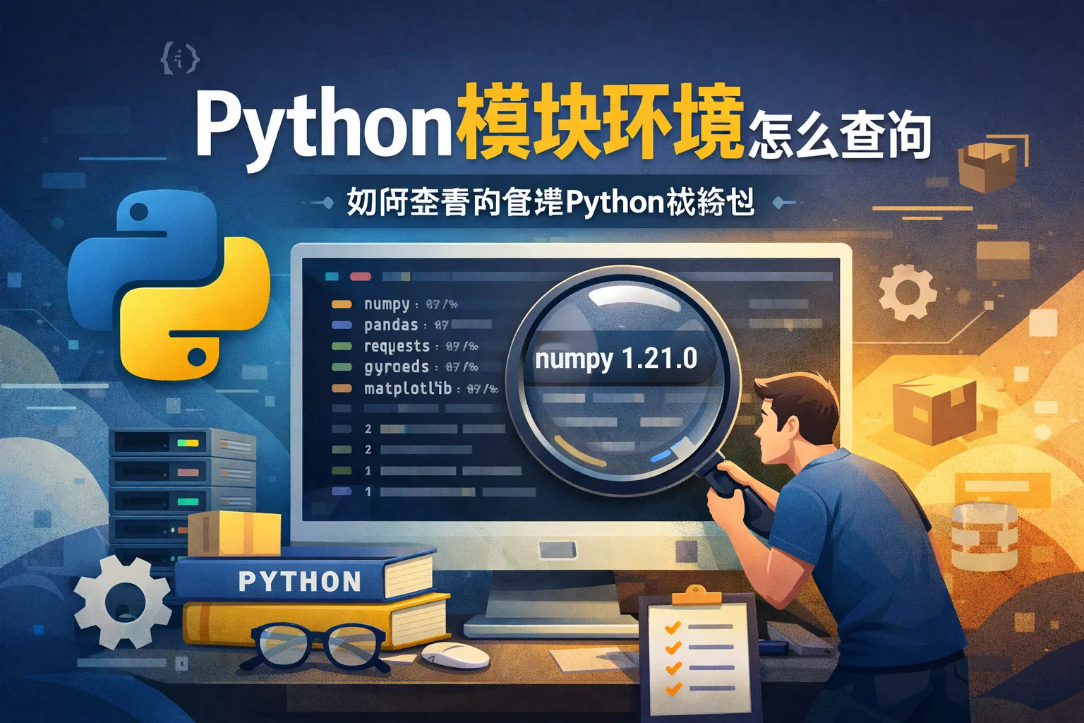 python模块环境怎么查询