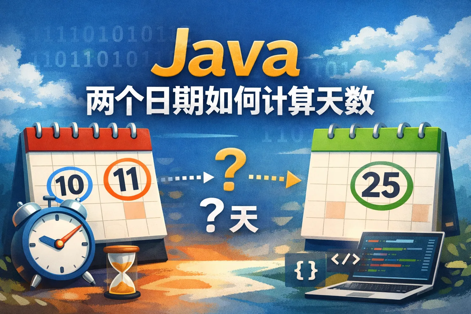 java两个日期如何计算天数