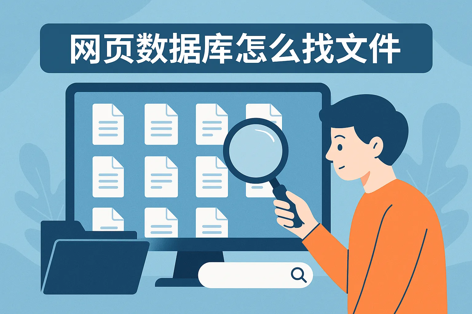 网页数据库怎么找文件