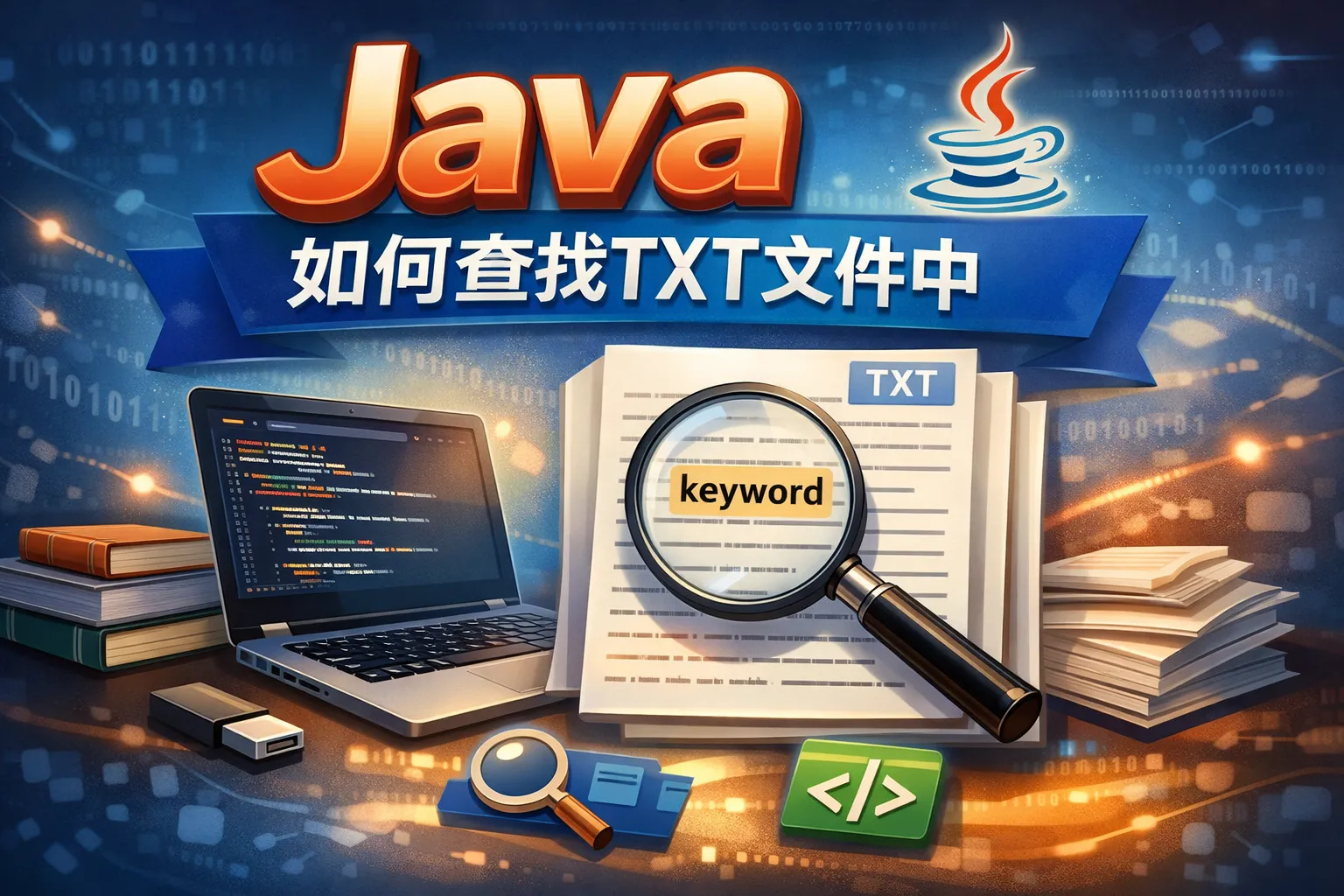 java如何查找txt文件中