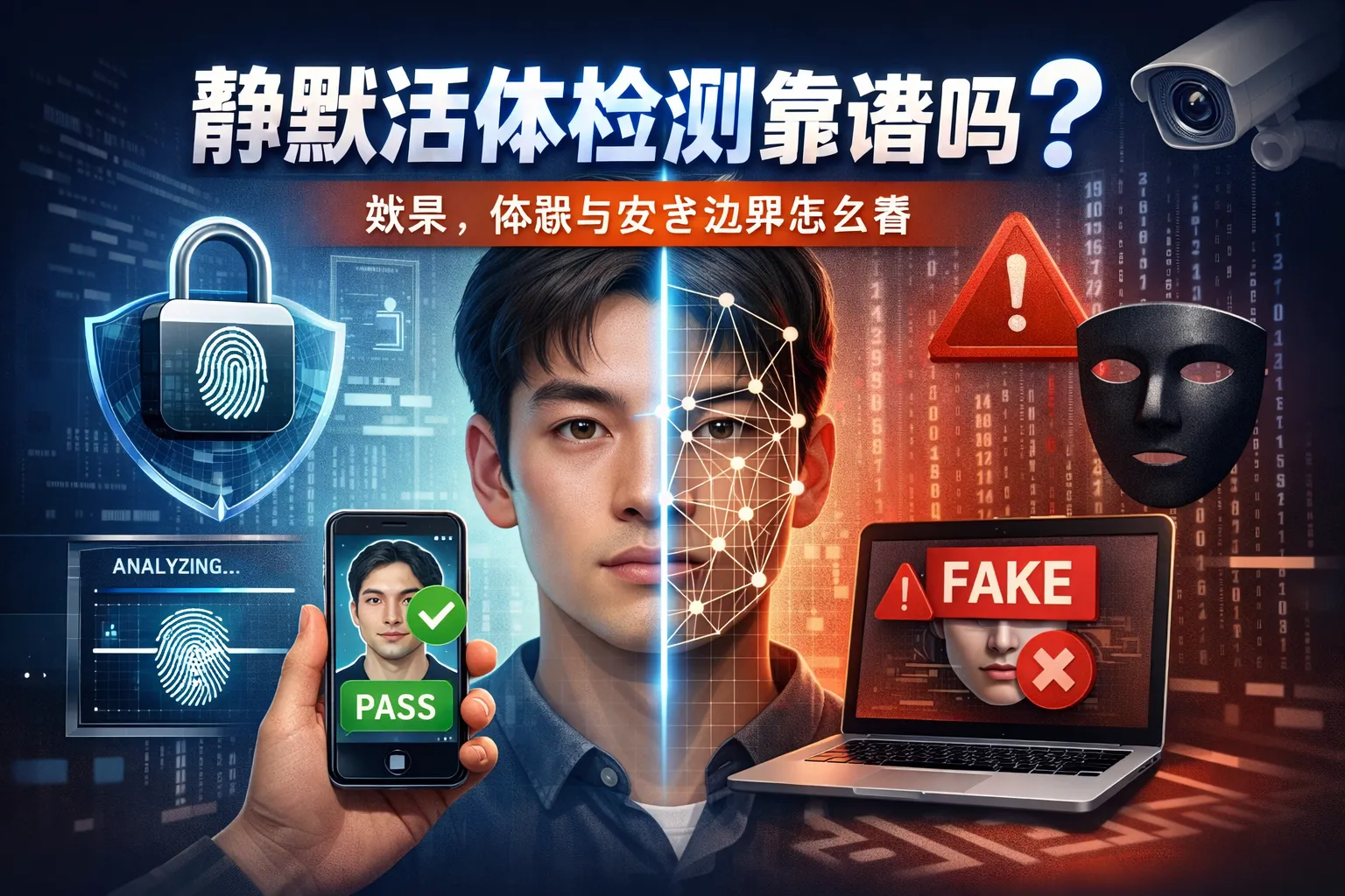 静默活体检测靠谱吗?效果、体验与安全边界怎么看