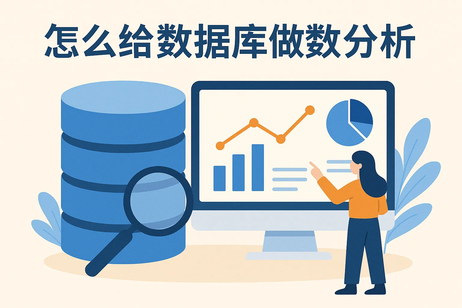 怎么给数据库做数据分析