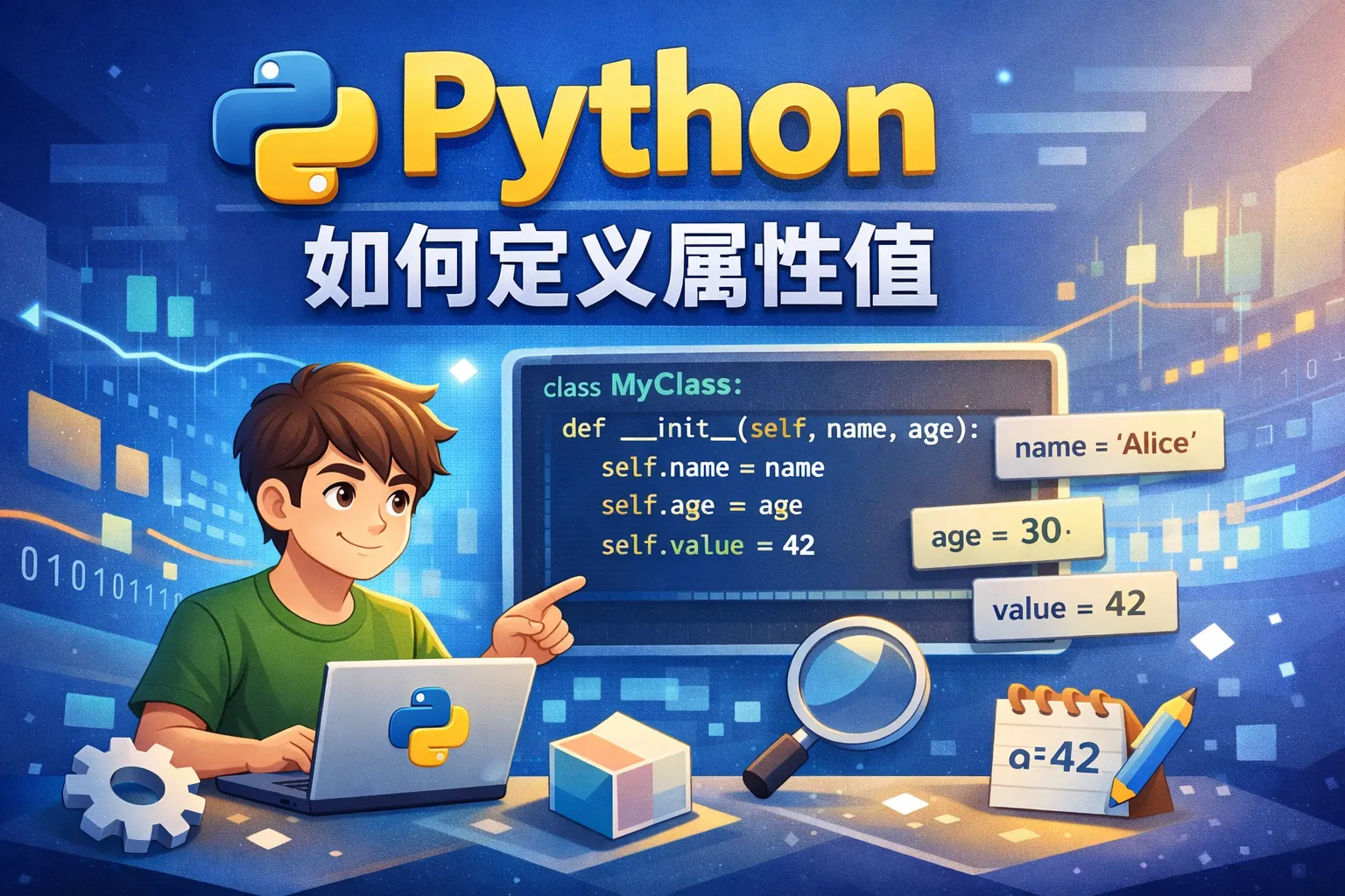 python 如何定义属性值