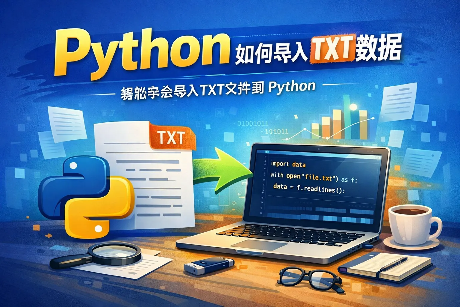python如何导入txt数据