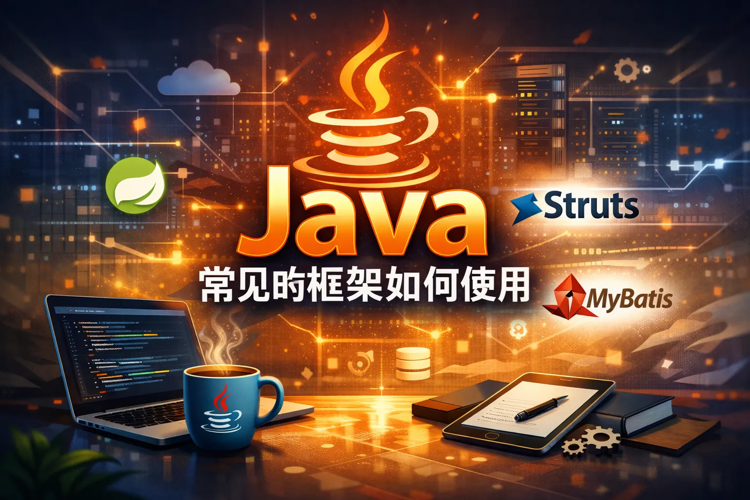 java常见的框架如何使用