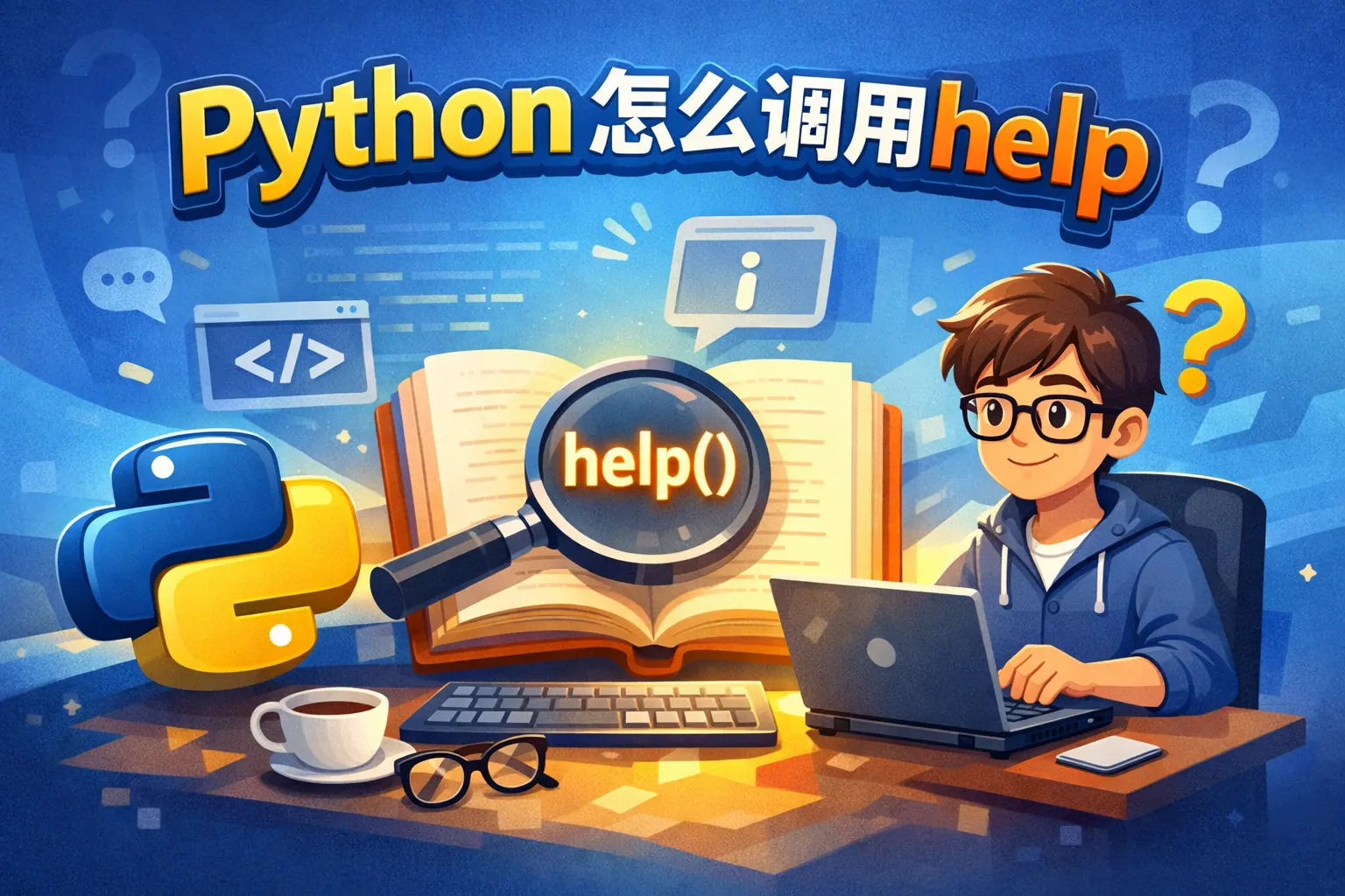 python怎么调用help
