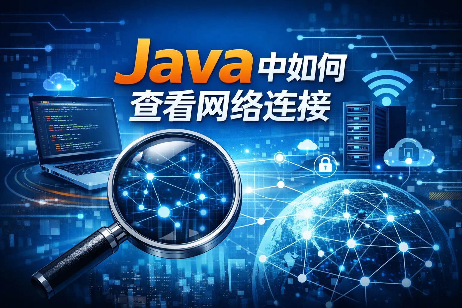 java中如何查看网络连接
