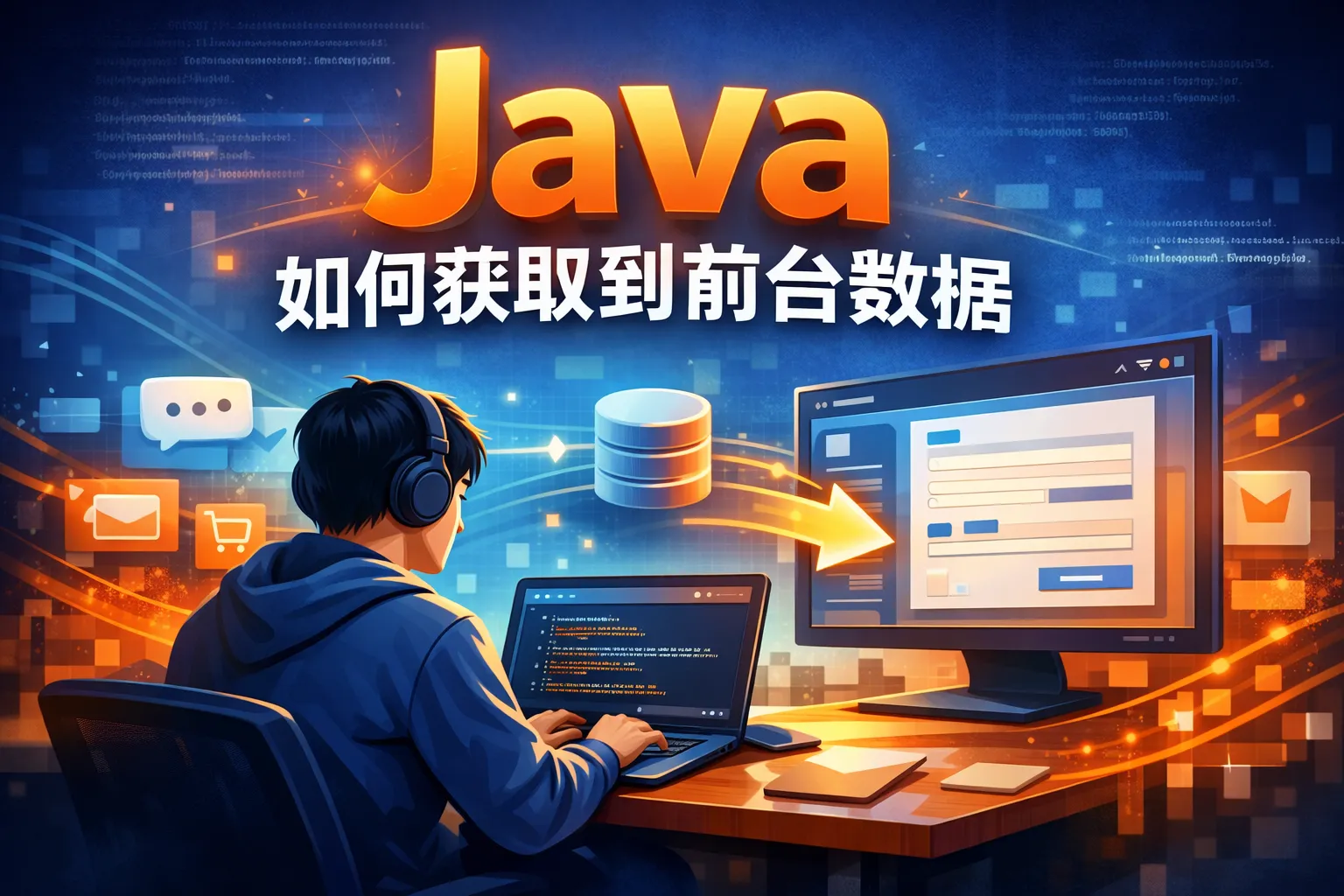 java如何获取到前台数据