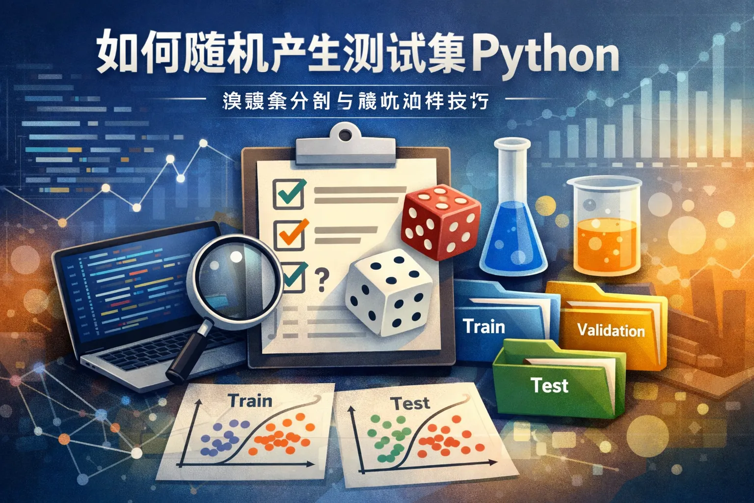 如何随机产生测试集python