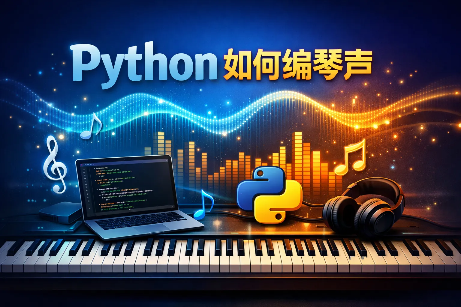 python如何编琴声