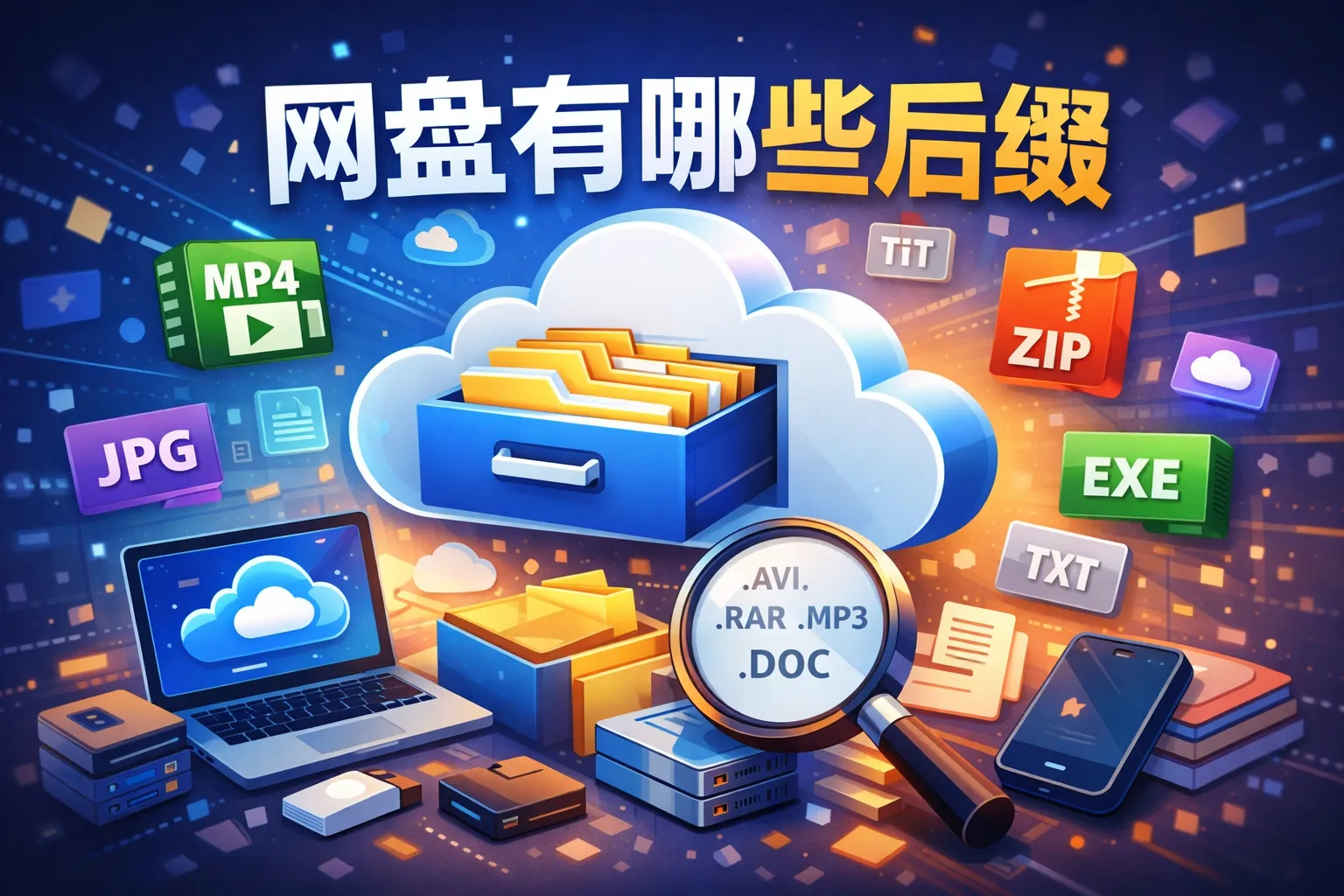 网盘有哪些后缀