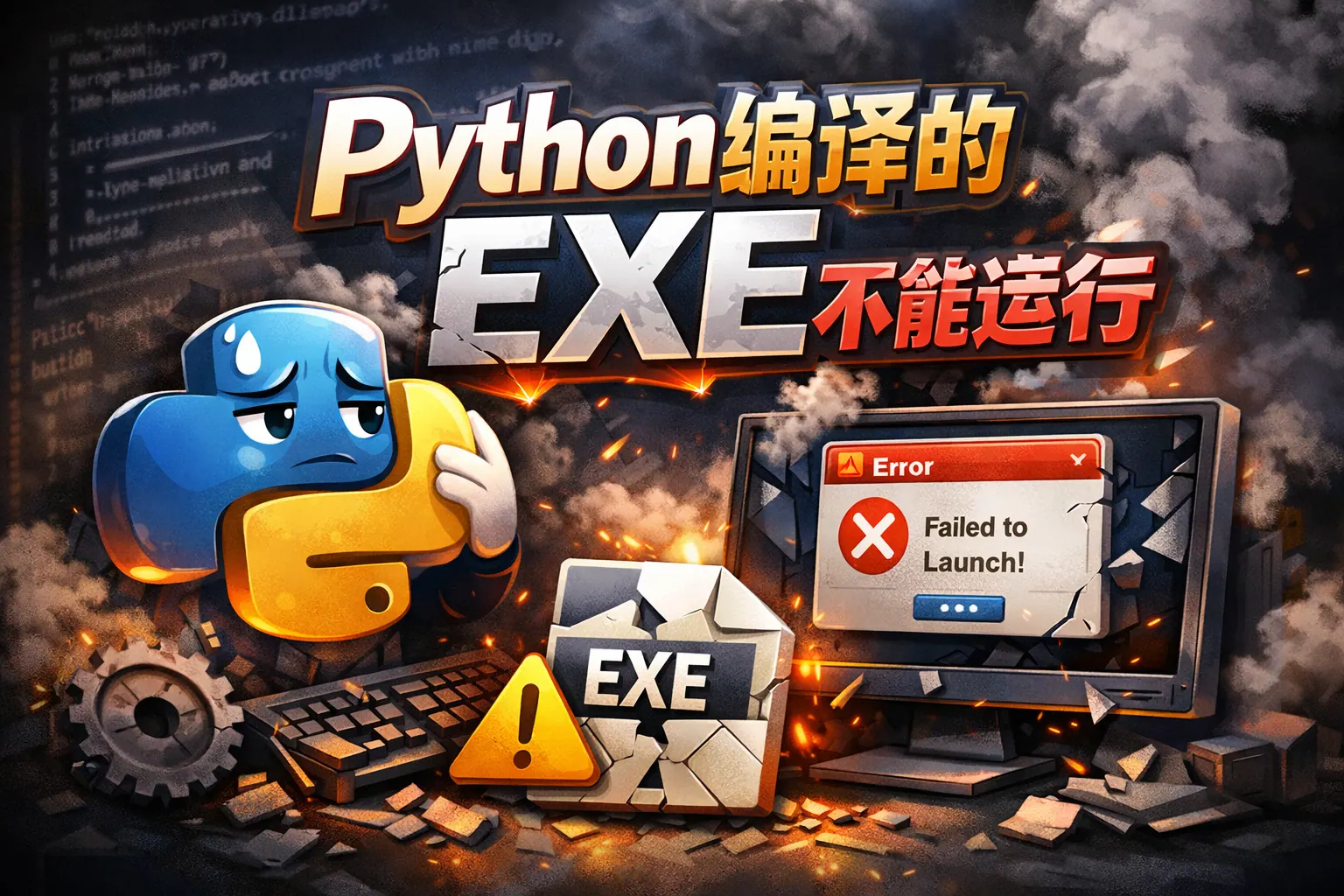 python编译的exe不能运行