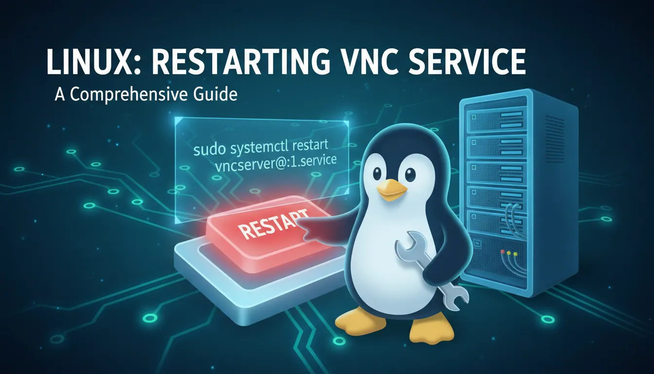 linux如何重启vnc服务