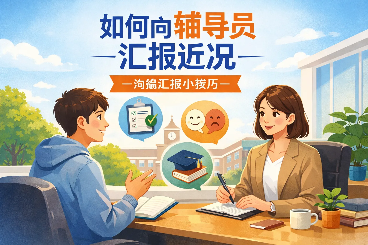 如何向辅导员汇报近况